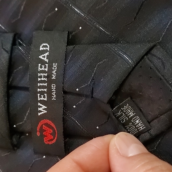 Set of 4 100% vintage silk ties - Picture 11 of 11